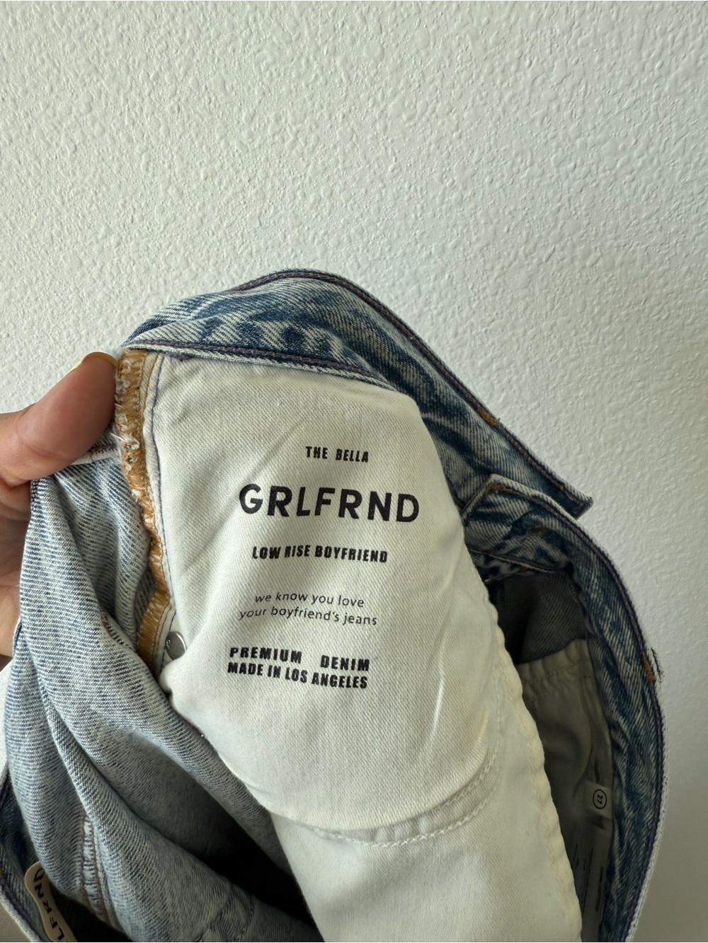 GRLERND Low Rise Boyfriend Jeans - Picture 12 of 13